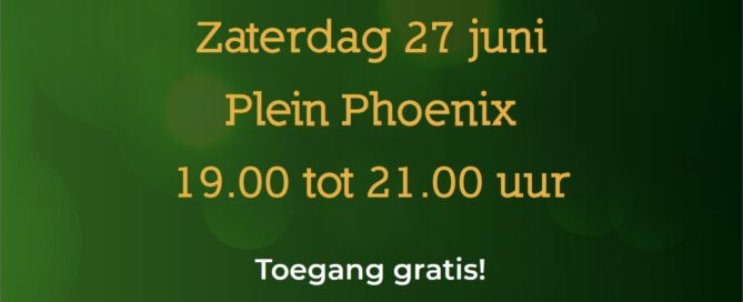 ZomerConcert 2026 Poster Zaterdagavond 27 juni 2026
